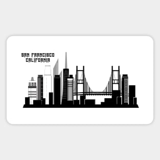 San francisco California skyline Magnet